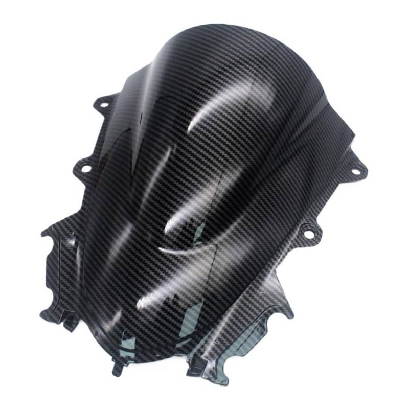 SHFORJCFME Motorrad Frontscheibe Motorrad Visier Windschutzscheibe Windschutzscheibe Passend Für YAM&AHA YZF R125 R15 V3.0 2017 2018 2019 Double Bubble von SHFORJCFME