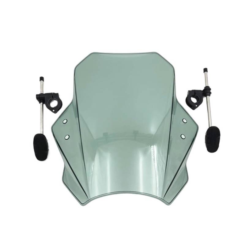 SHFORJCFME Motorrad Frontscheibe Motorrad Windschutzscheibe Verstellbare Universal Windschutzscheibe Spoiler Verlängerung Deflektor Für Su&zuki GSX S125 GSX S150 GSXS125 GSXS150 von SHFORJCFME