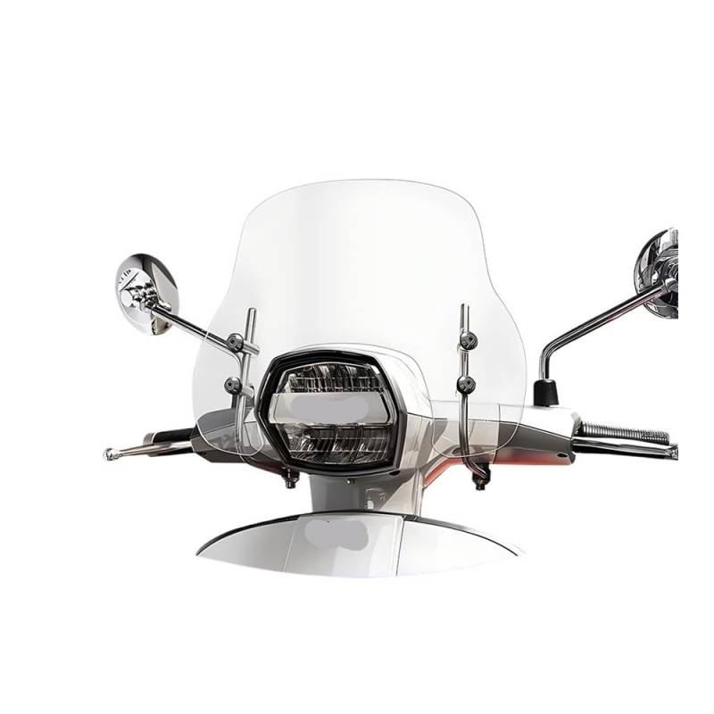 SHFORJCFME Motorrad Frontscheibe Windschutzscheiben Für Motorräder Mit Lambretta V 200 Special V200 V125 V50 Frontwindschutzscheiben Frontabweiser von SHFORJCFME