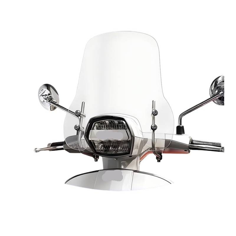 SHFORJCFME Motorrad Frontscheibe Windschutzscheiben Für Motorräder Mit Lambretta V 200 Special V200 V125 V50 Frontwindschutzscheiben Frontabweiser von SHFORJCFME