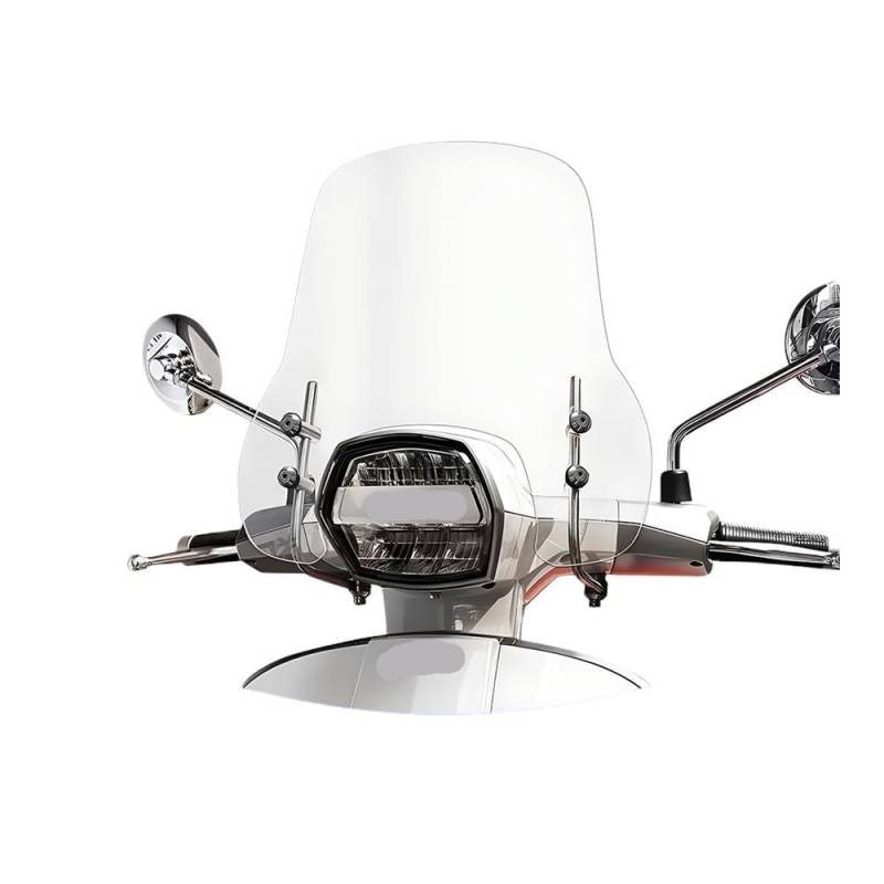 SHFORJCFME Motorrad Frontscheibe Windschutzscheiben Für Motorräder Mit Lambretta V 200 Special V200 V125 V50 Frontwindschutzscheiben Frontabweiser von SHFORJCFME
