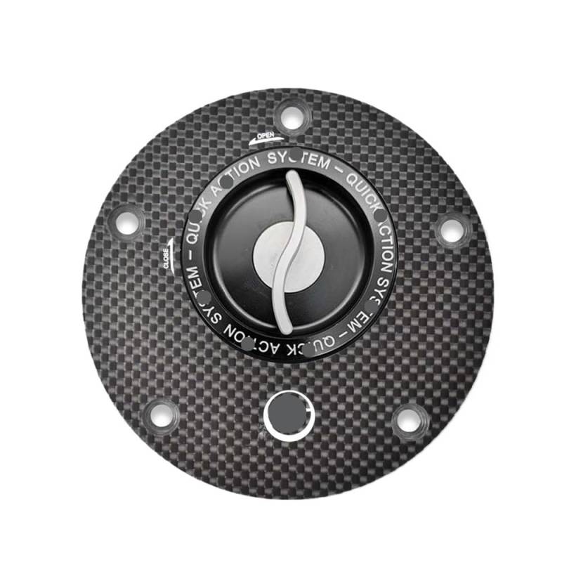 SHFORJCFME Motorrad Tankdeckel Für Su&zuki GSX-S1000/GSX-S1000F/GSX-S1000GT GSDX-S750 Carbon Fiber Schnell Gas Benzin Tankdeckel Motorrad Heizöl Gas Abdeckung von SHFORJCFME