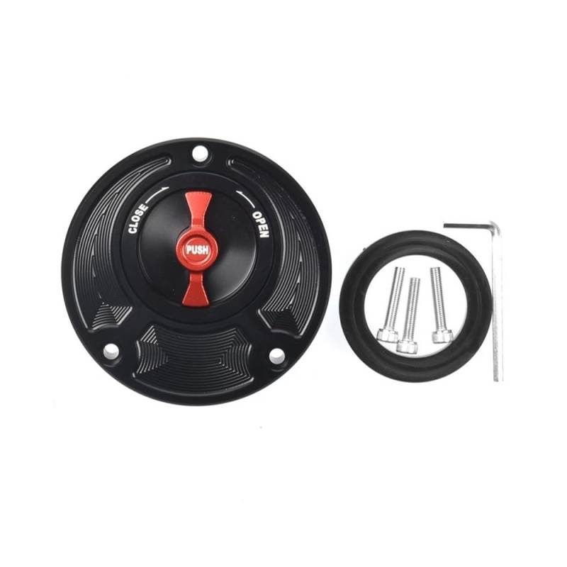 SHFORJCFME Motorrad Tankdeckel Für Ya&maha R3 2014 2015 Kraftstofftankdeckelabdeckung CNC-Aluminium Keyless Motorradzubehör 6 Farben von SHFORJCFME