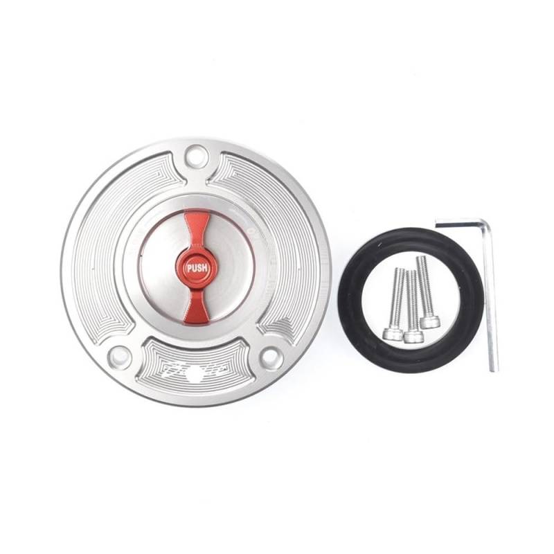 SHFORJCFME Motorrad Tankdeckel Keyless Motorrad Kraftstoff Gas Tank Cap Abdeckung Für Su&zuki GSF1200 Bandit 1200 2006 GSF1250 Bandit 1250 2007-2019 2008 von SHFORJCFME
