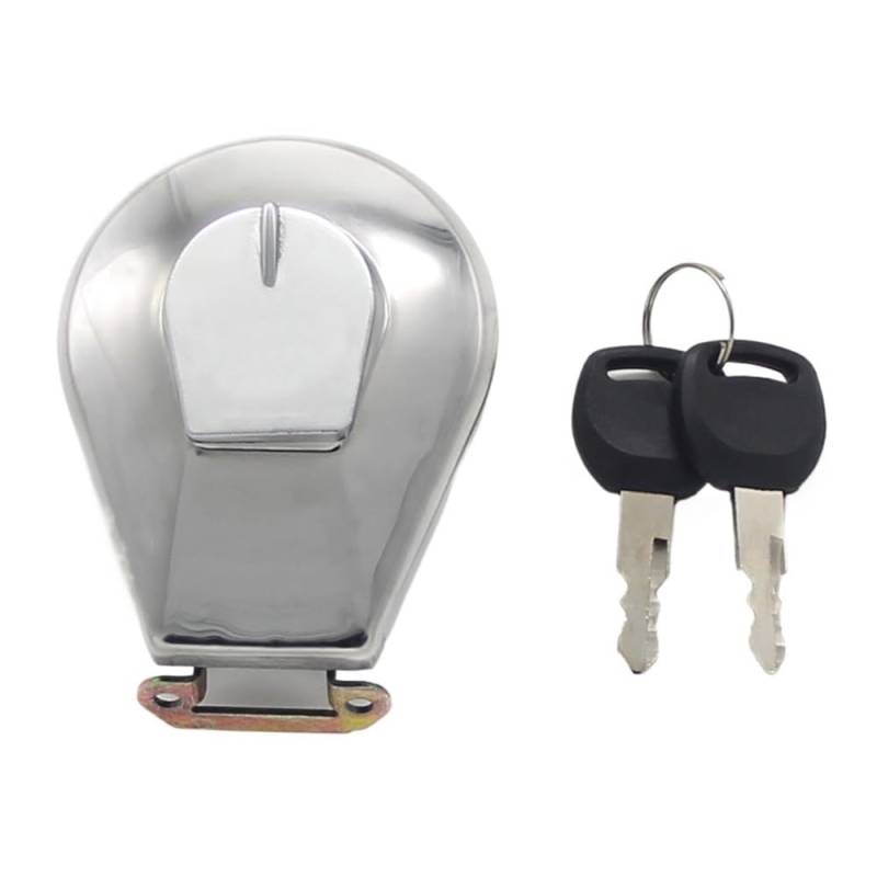 SHFORJCFME Motorrad Tankdeckel Kraftstoff Tankdeckel Mit Abdeckung Schlüssel Tank Für Ho&nda VT500FT Ascot VT500C VT700C VT750C VT800C Schatten VF500C VF700C VF750C VF1100C Magna von SHFORJCFME