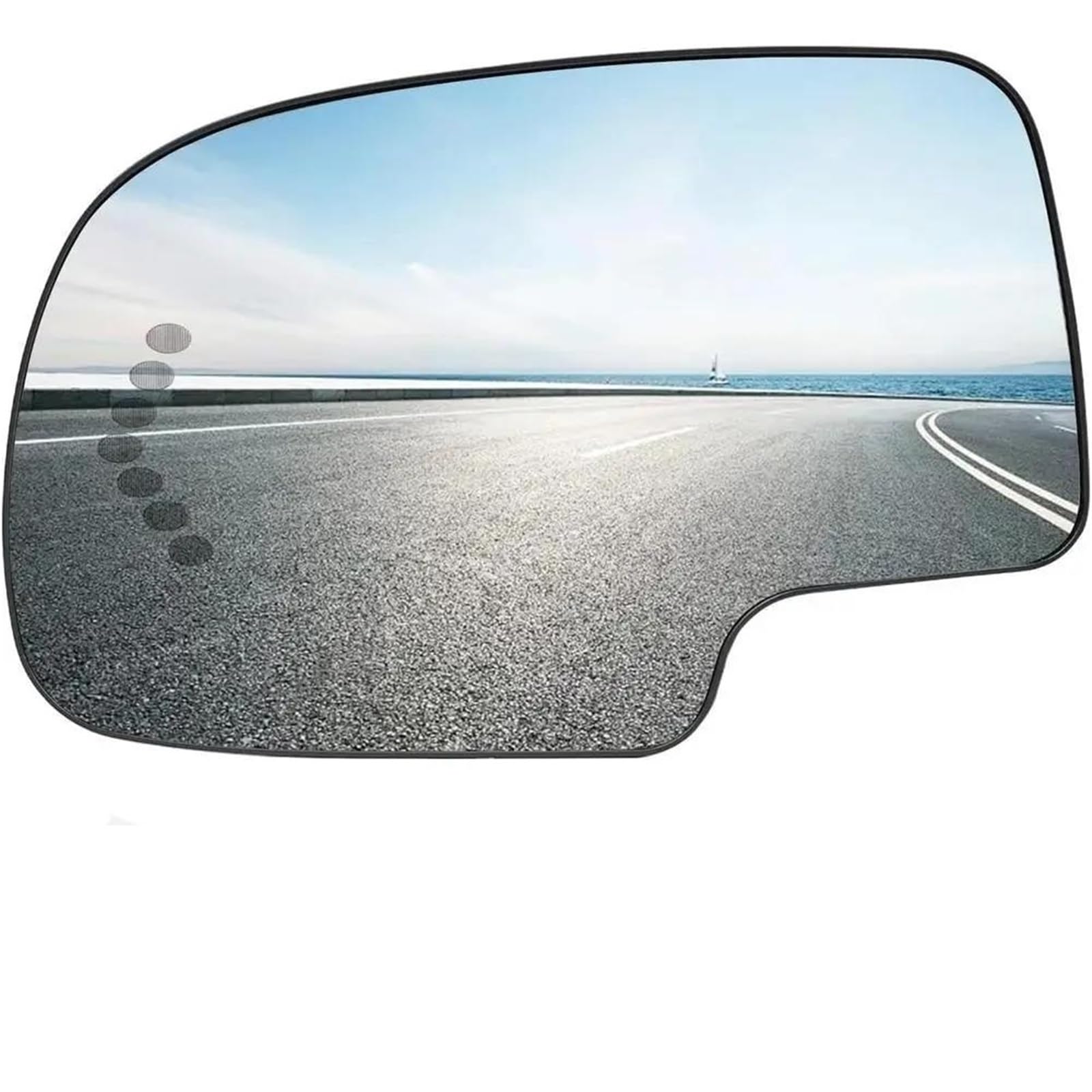 Auto Spiegelglas Beheizter Seitenrückspiegelglas-Blinker Für Chevy Für Silverado Für GMC Für Sierra Für Cadillac Für Escalade 2003 2004 2005 2006 Auto Außenspiegel(Links) von SHGJGH