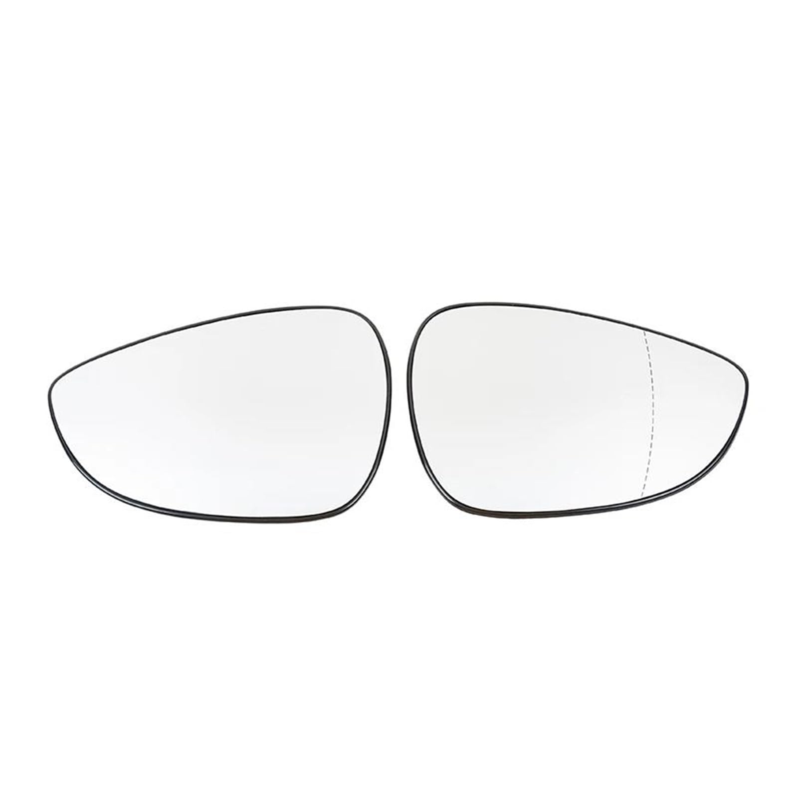 Auto Spiegelglas Für Ford Für Fiesta Für MK7 2008 2009 2010 2011 2012 2013 2014 2015 2016 2017 Beheizter Seitenrückspiegel Klarglas Konvex Auto Außenspiegel(Left and Right) von SHGJGH