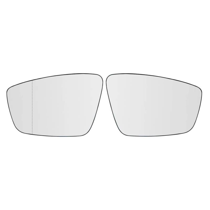 Auto Spiegelglas Für Passat für Jetta 2011-2019 Türseitenspiegel links rechts Rückglas Flügelobjektiv 5C6857521J 5C6857522 J Auto Außenspiegel(A Pair) von SHGJGH