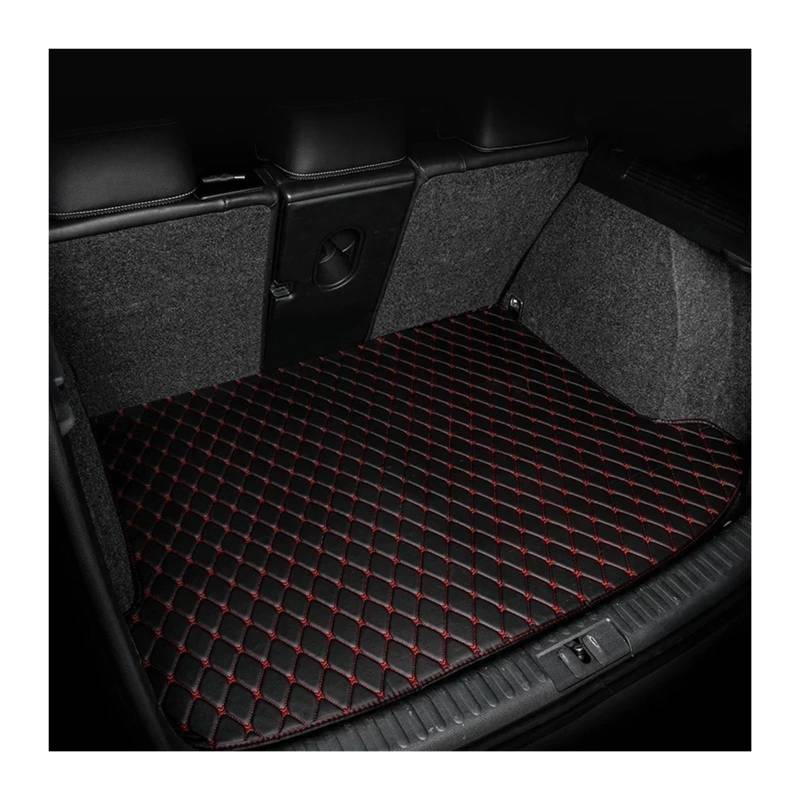Kofferraummatte Kofferraumschutzmatten für Hyundai Tucson 2021 2022 2023 Cargo Liner Teppiche Abdeckung Pad Zubehör Innenraum Kofferraum Schutz (schwarz rotes Zeichen) von SHGJGH