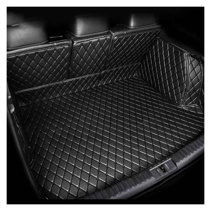 Kofferraummatte für A5 Limousine, viertürig, 2017, 2018, 2019, 2020, 2021, Kofferraummatte, Innenzubehör, Abdeckung, Kofferraumschutz (Schwarz 3D) von SHGJGH