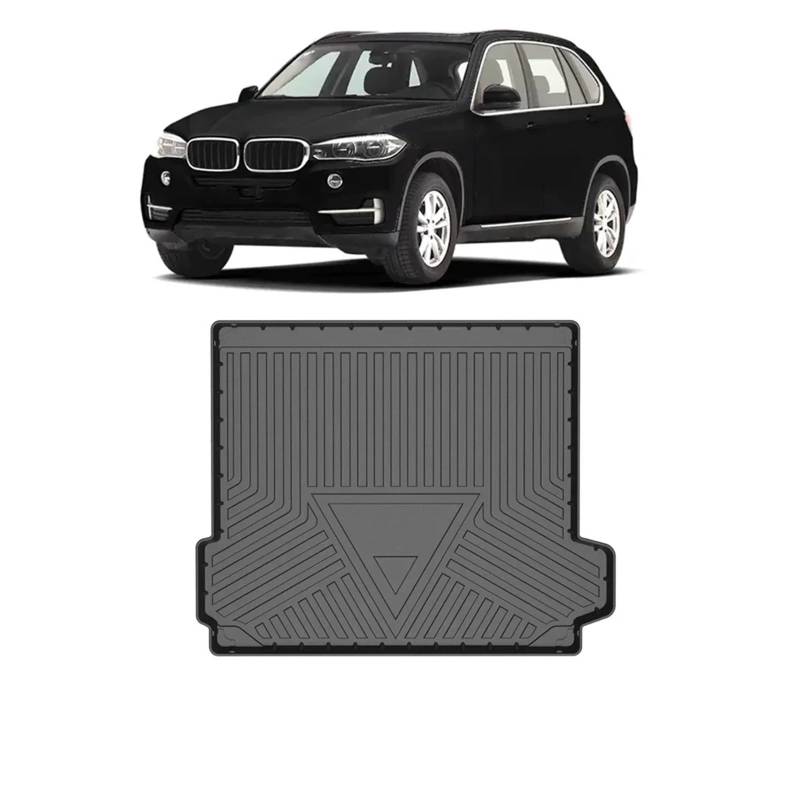 Kofferraummatte für BMW X5 F15 2013–2023, Allwetter-TPE, rutschfeste Kofferraummatten, wasserdicht, Kofferraumwanne, Teppich, Innenzubehör, Kofferraumschutz (A) von SHGJGH