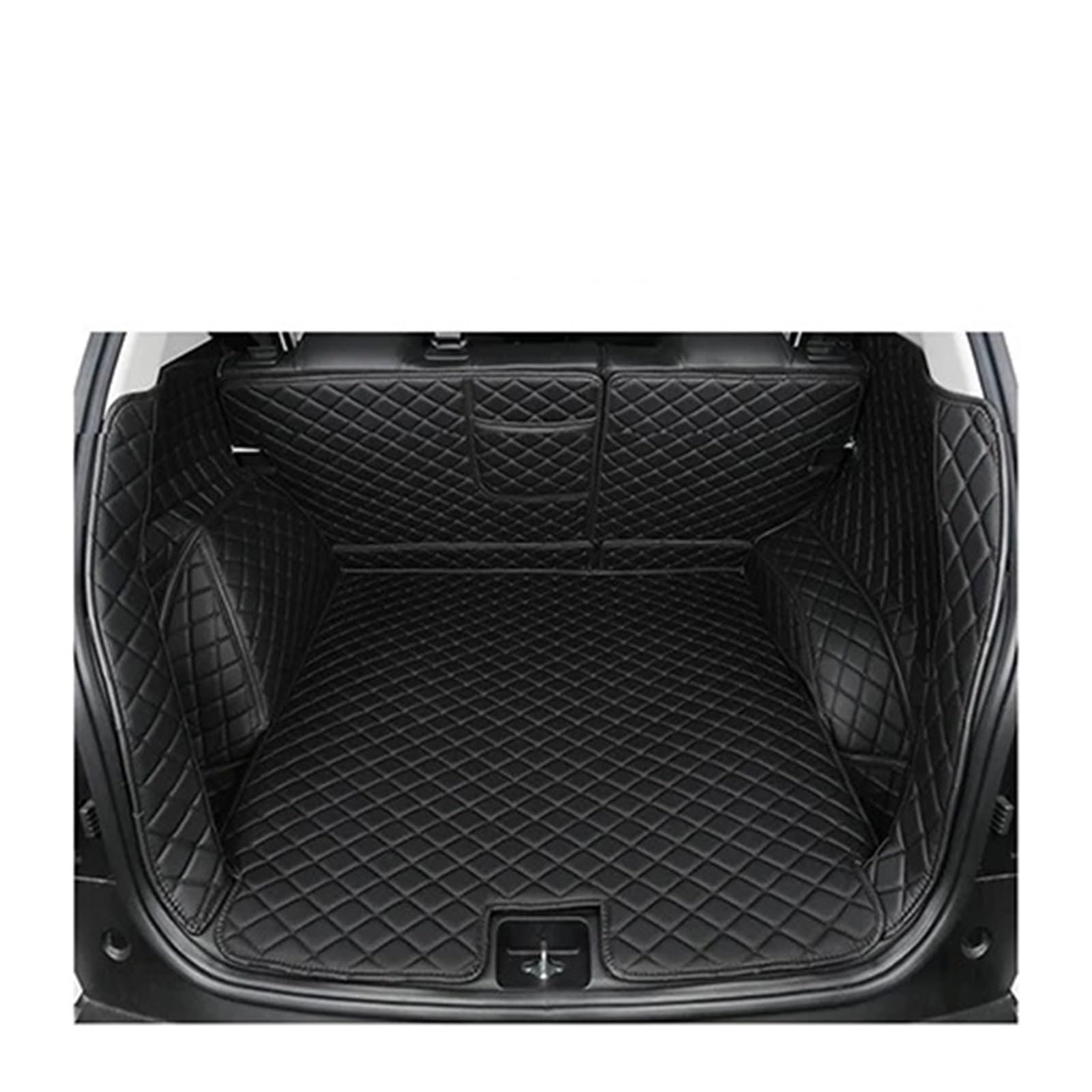 Kofferraummatte für BMW X6 für E71 2008 2009 2010 2011 2012 2013 2014 Cargo Liner Teppich Innenteile Zubehör Abdeckung Kofferraumschutz (komplett schwarz B) von SHGJGH