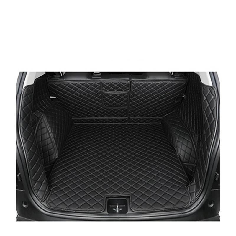 Kofferraummatte für BMW X6 für E71 2008 2009 2010 2011 2012 2013 2014 Cargo Liner Teppich Innenteile Zubehör Abdeckung Kofferraumschutz (komplett schwarz B) von SHGJGH