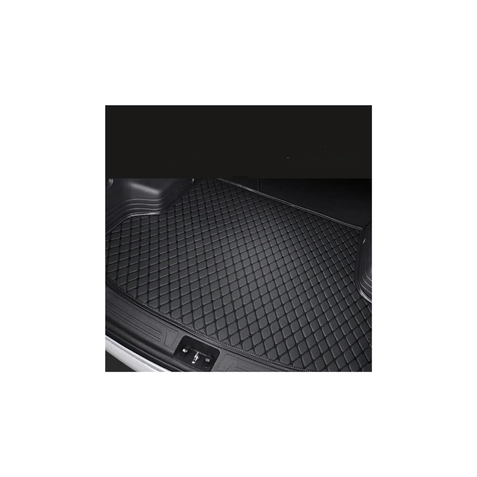 Kofferraummatte für CR-V für CRV 2007 2008 2009 2010 2011 Fahrzeug-Frachtauskleidung, Auto-Innenzubehör, wasserdicht, Kofferraumschutz (schwarz mit schwarz) von SHGJGH