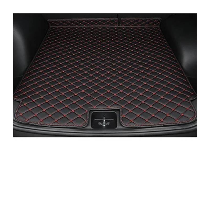 Kofferraummatte für Cayenne 2011 2012 2013 2014 2015 2016 2017 Cargo Liner Teppich Innenteile Zubehör Abdeckung Kofferraumschutz (Rückseite oeige a) von SHGJGH