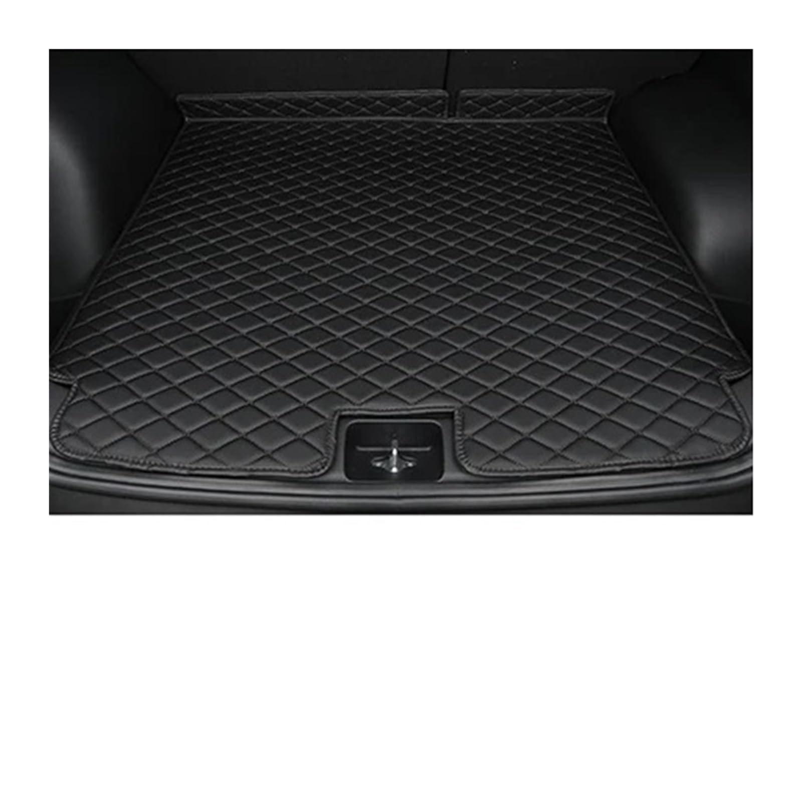 Kofferraummatte für Cayenne 2011 2012 2013 2014 2015 2016 2017 Cargo Liner Teppich Innenteile Zubehör Abdeckung Kofferraumschutz (komplett schwarz A) von SHGJGH