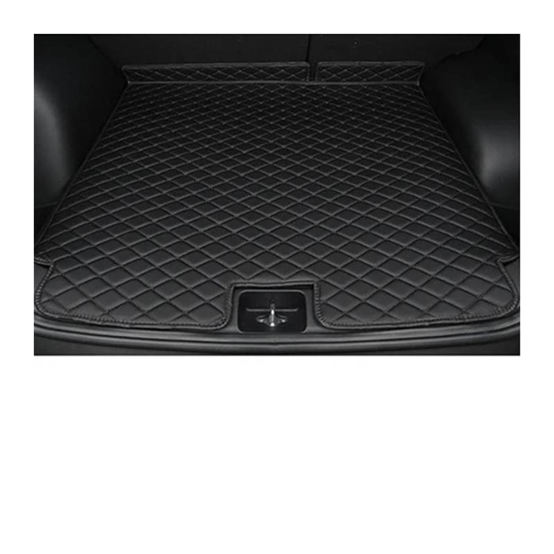 Kofferraummatte für Cayenne 2011 2012 2013 2014 2015 2016 2017 Cargo Liner Teppich Innenteile Zubehör Abdeckung Kofferraumschutz (komplett schwarz A) von SHGJGH