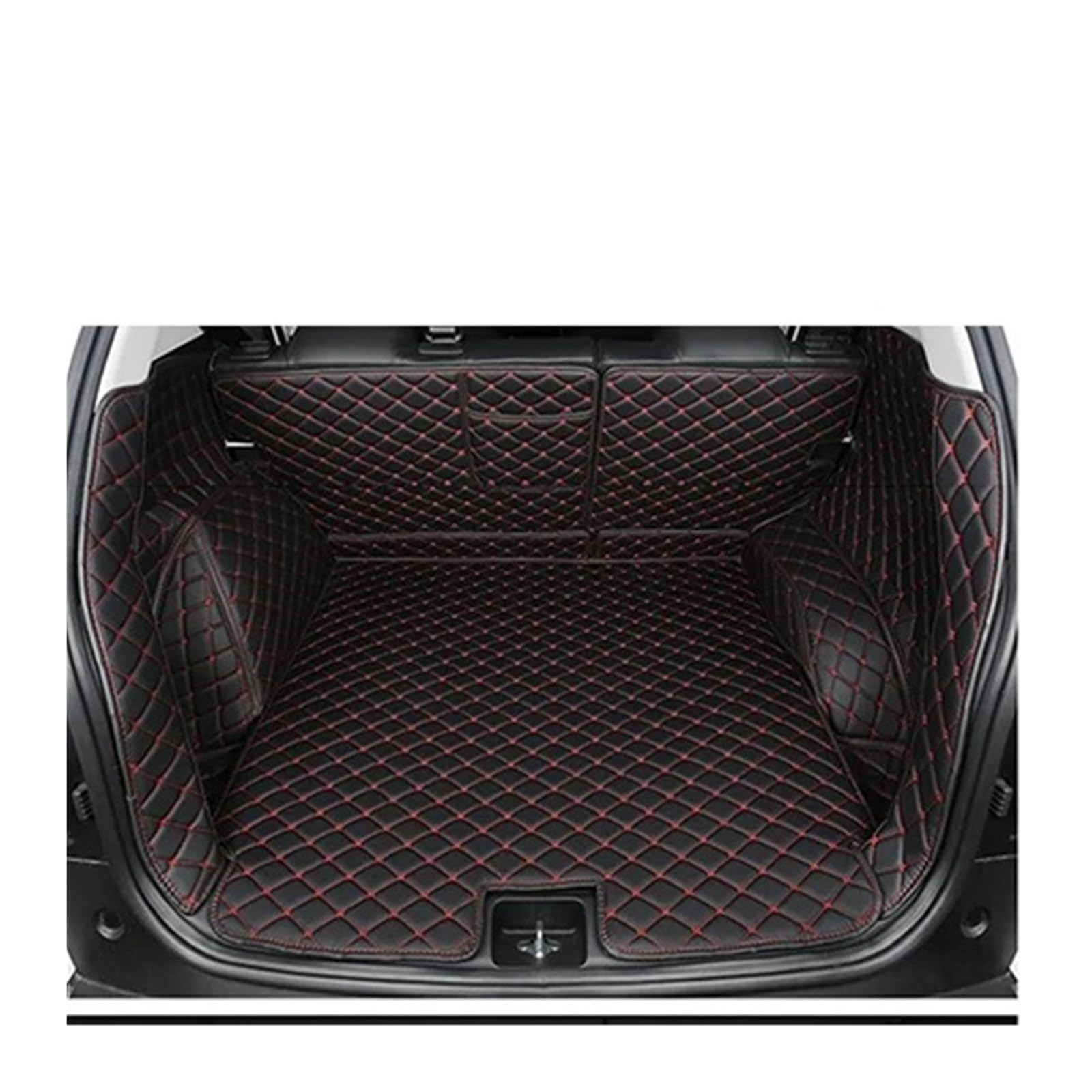 Kofferraummatte für Cayenne 2011 2012 2013 2014 2015 2016 2017 Cargo Liner Teppich Innenteile Zubehör Abdeckung Kofferraumschutz (schwarz recc) von SHGJGH