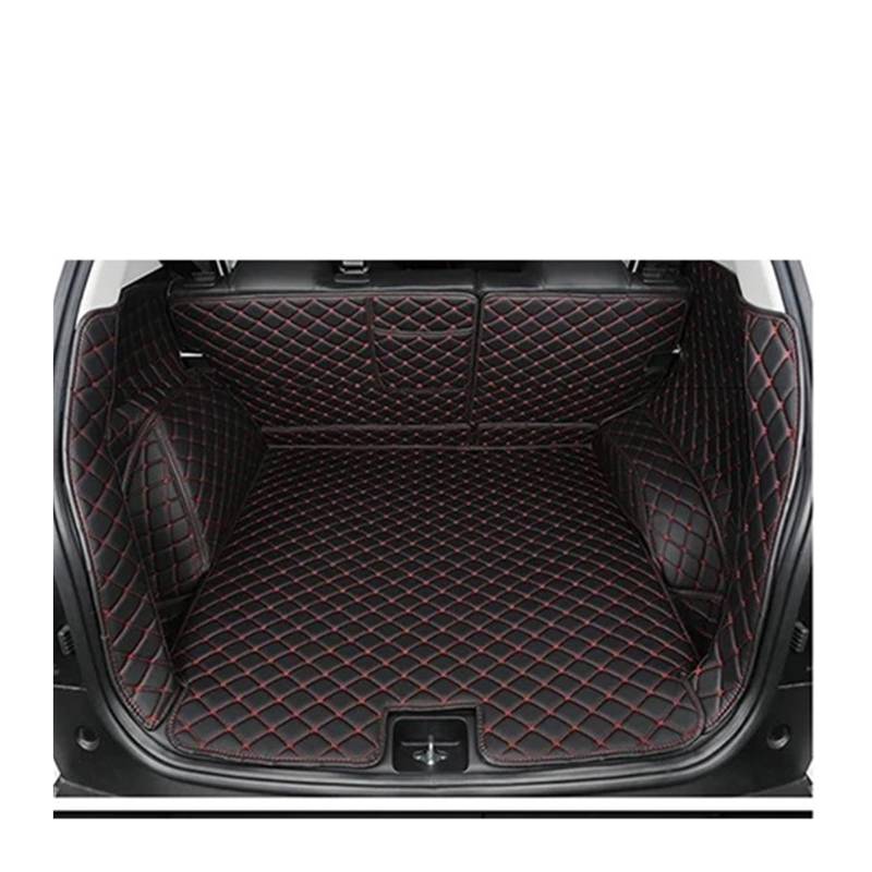Kofferraummatte für Cayenne 2011 2012 2013 2014 2015 2016 2017 Cargo Liner Teppich Innenteile Zubehör Abdeckung Kofferraumschutz (schwarz recc) von SHGJGH