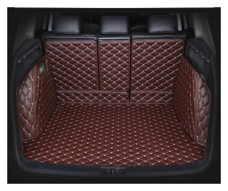 Kofferraummatte für Cayenne 2011–2017 für Cayenne 2018–2022, Innenausstattung, Autozubehör, Kofferraumschutz (Kaffee, 2018–2022) von SHGJGH