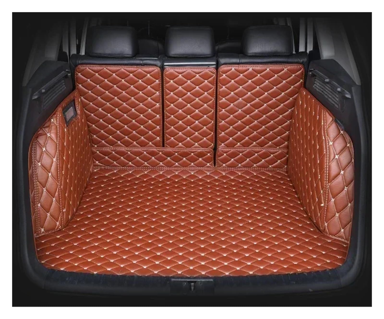 Kofferraummatte für Cayenne 2011–2017 für Cayenne 2018–2022, Innenausstattung, Autozubehör, Kofferraumschutz (braun, 2011–2017) von SHGJGH