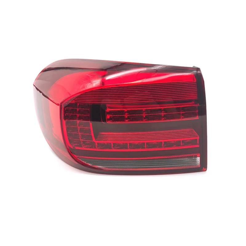 SHGJGH Auto-Rücklicht Für VW Für Tiguan 2013 2014 2015 2016 2017 Bremslicht Stoßstange Hinten Scheinwerfer Rücklichter Rücklicht (Outer left) von SHGJGH