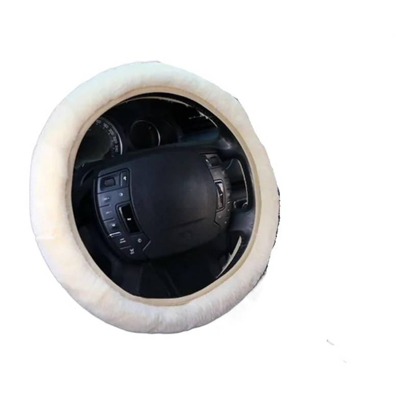 3 Teile/Satz Auto Lenkrad Abdeckung Schalthebel Handbremse Abdeckung Schutz Dekoration Winter Warme Weiche Dicken Plüsch Kragen(Beige) von SHIAIS