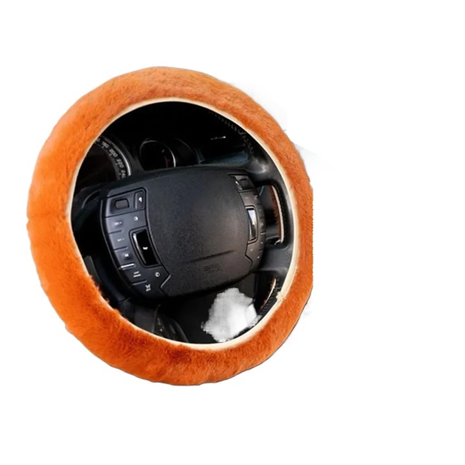 3 Teile/Satz Auto Lenkrad Abdeckung Schalthebel Handbremse Abdeckung Schutz Dekoration Winter Warme Weiche Dicken Plüsch Kragen(Camel) von SHIAIS