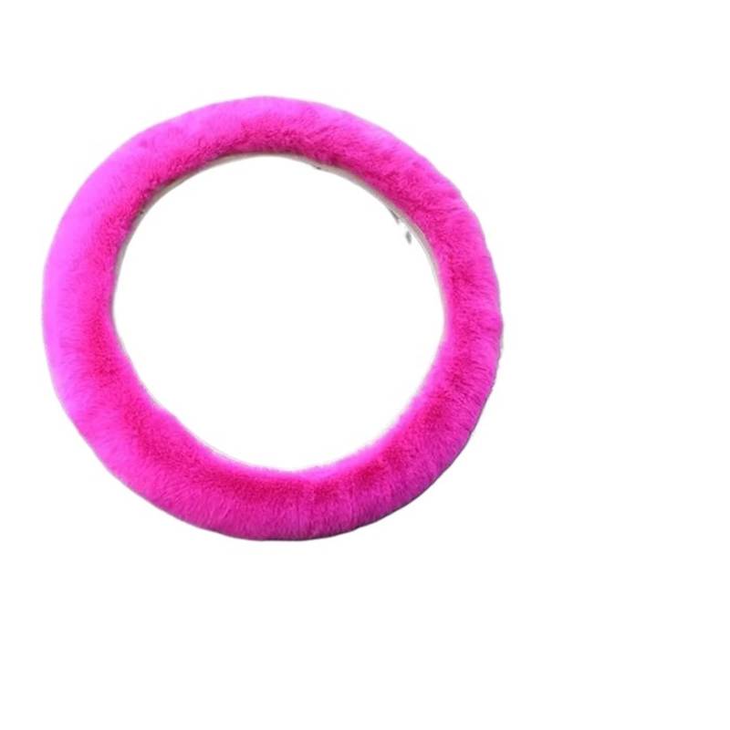 3 Teile/Satz Auto Lenkrad Abdeckung Schalthebel Handbremse Abdeckung Schutz Dekoration Winter Warme Weiche Dicken Plüsch Kragen(Rose red) von SHIAIS
