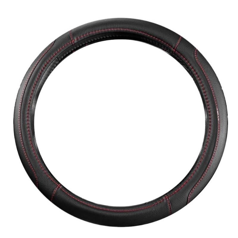 Auto Anti-Rutsch Leder Lenkradbezug Auto Lenkrad Schutzhülle Stilistisch 38cm Gemischte Farbe(Color 6) von SHIAIS