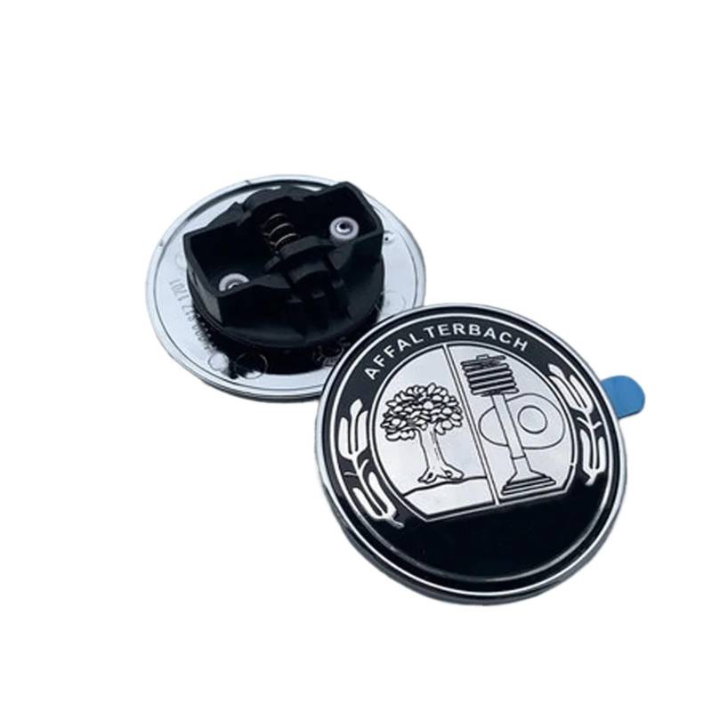 Motorhaubenabzeichen kompatibel mit Aufkleber 57 mm Motorhaubenaufkleber kompatibel mit W212 W246 W177 W205 W463 Motorhaubenaufkleber(for AMG Logo) von SHIAIS