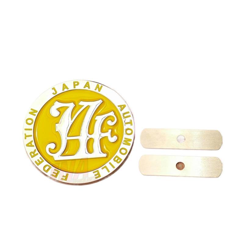 Teile Zubehör Teile Japan Automobile Federation Auto Kühlergrill Grill Abzeichen JAF Abzeichen Emblem Logo(I 83mm) von SHIAIS