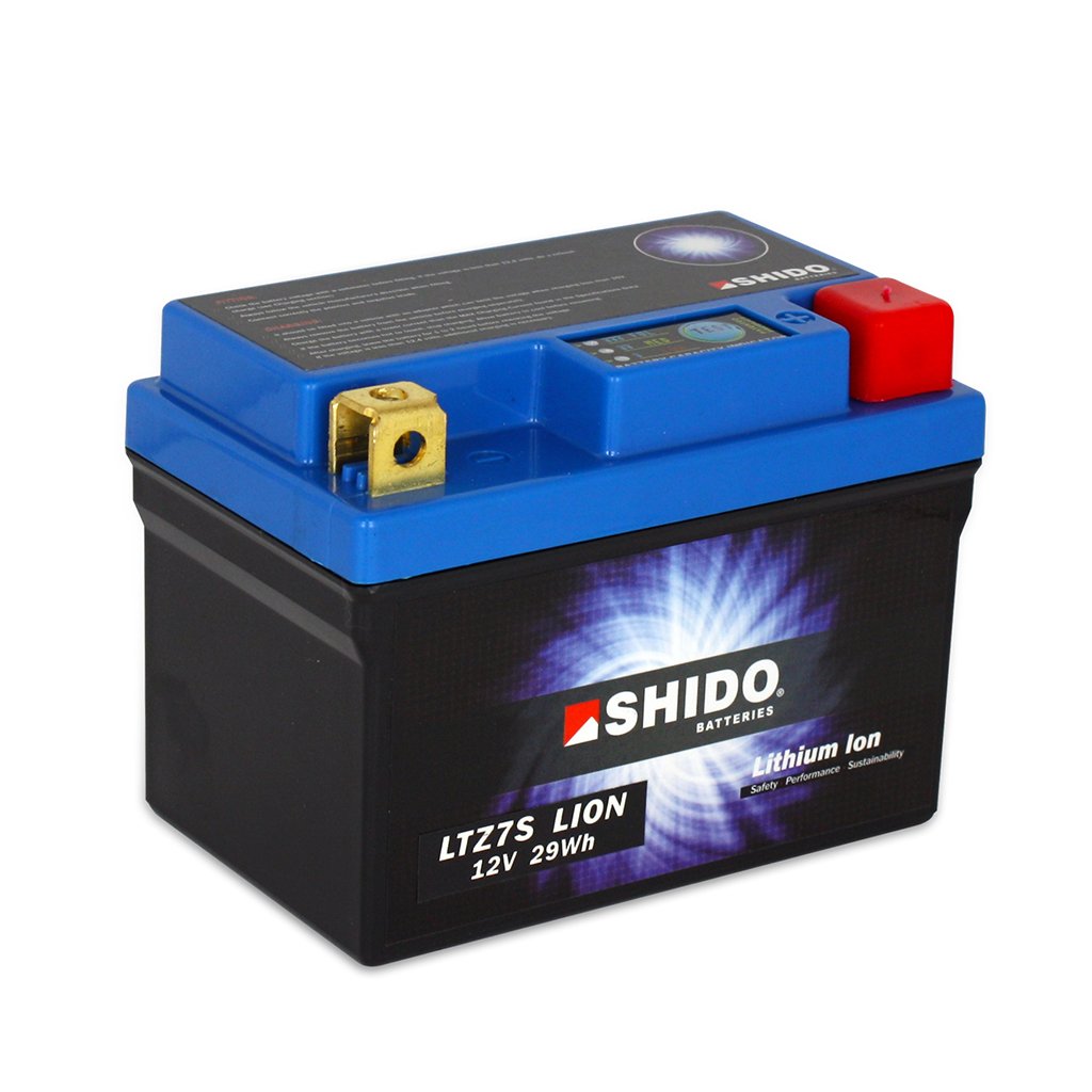 Shido Lithium Motorradbatterie LiFePO4 LTZ7S 12V von Shido