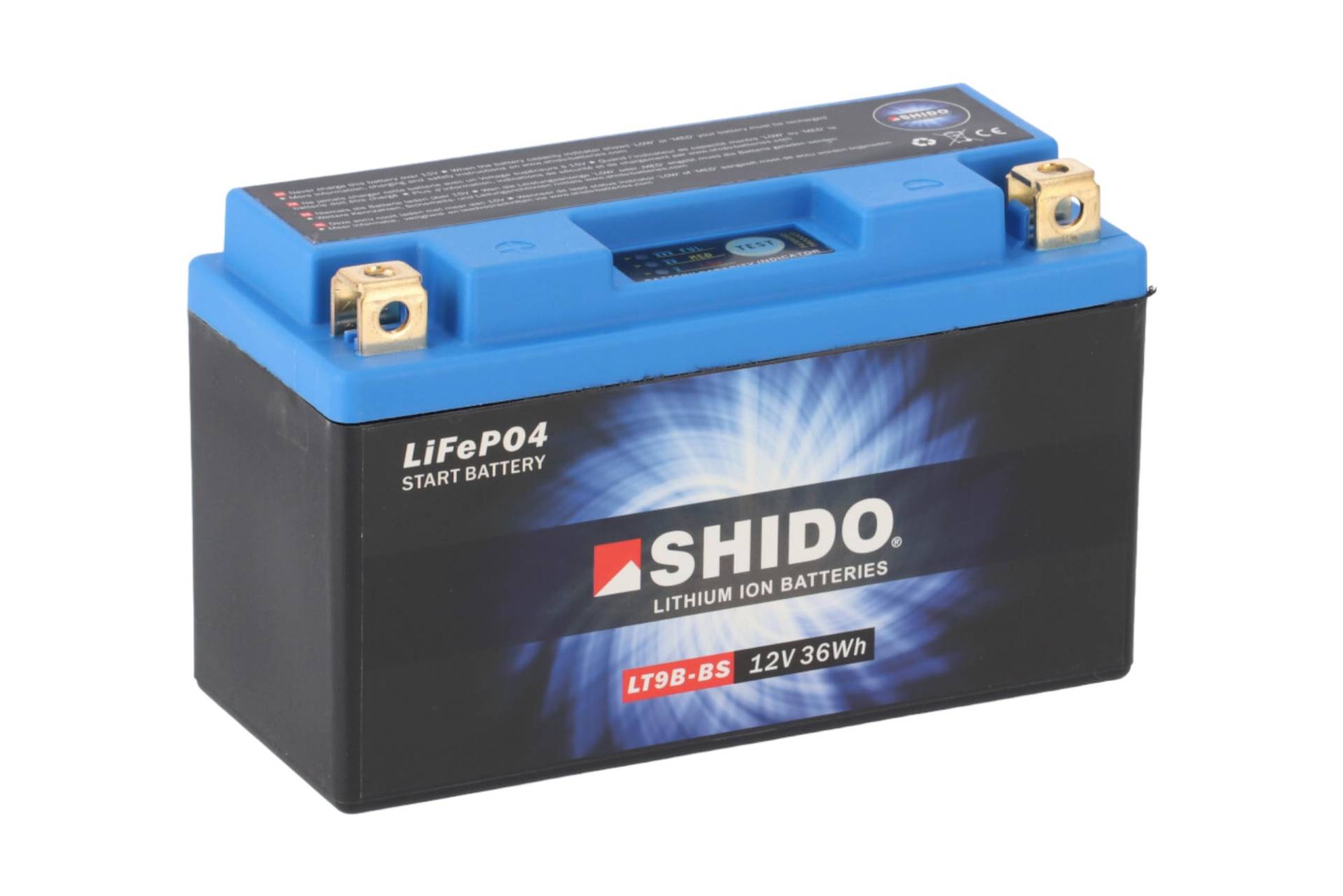 SHIDO LT9B-BS LION -S- Batterie Lithium, Ion Blau (Preis inkl. EUR 7,50 Pfand) von SHIDO