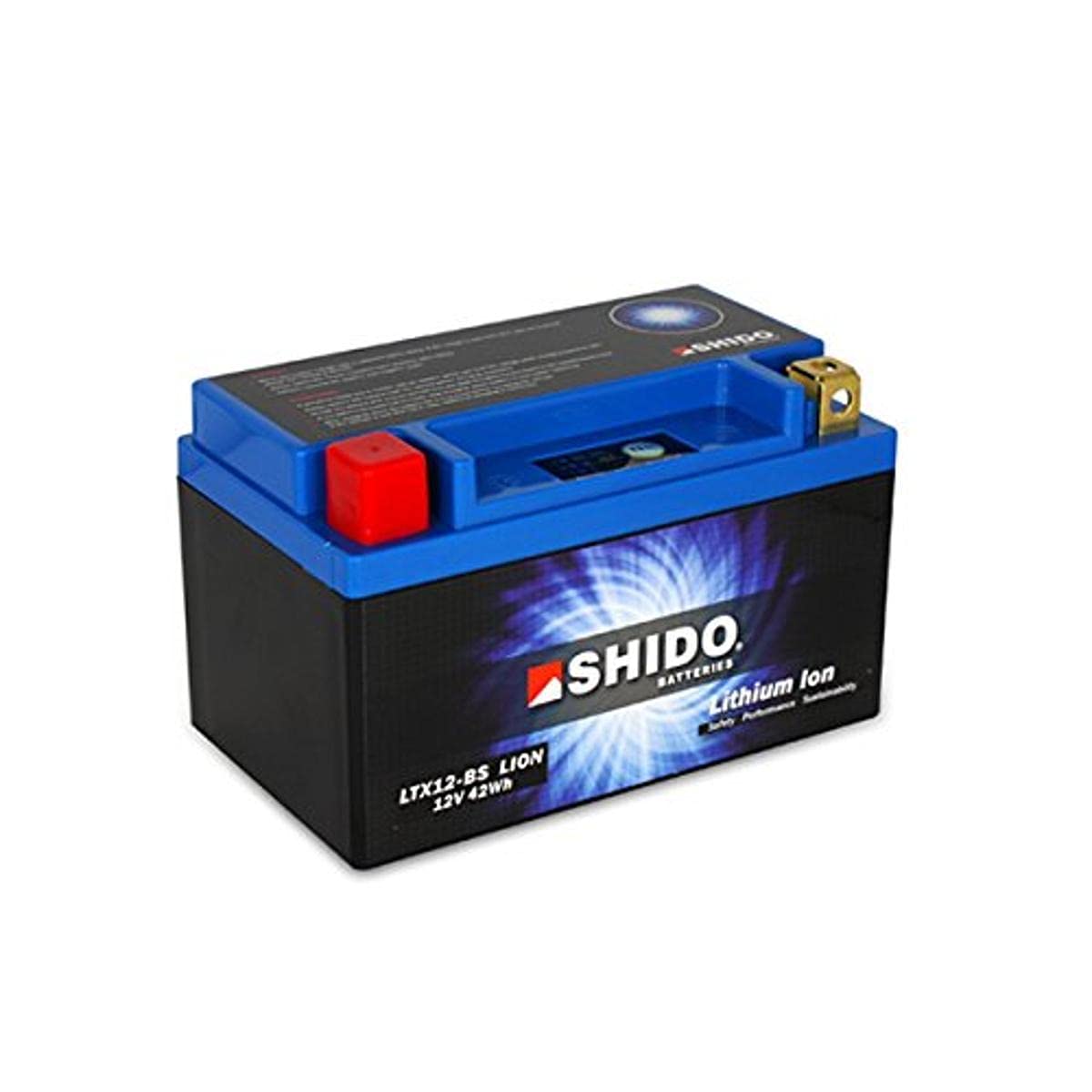 SHIDO LTX12-BS LION -S- Batterie Lithium, Ion Blau (Preis inkl. EUR 7,50 Pfand) von SHIDO