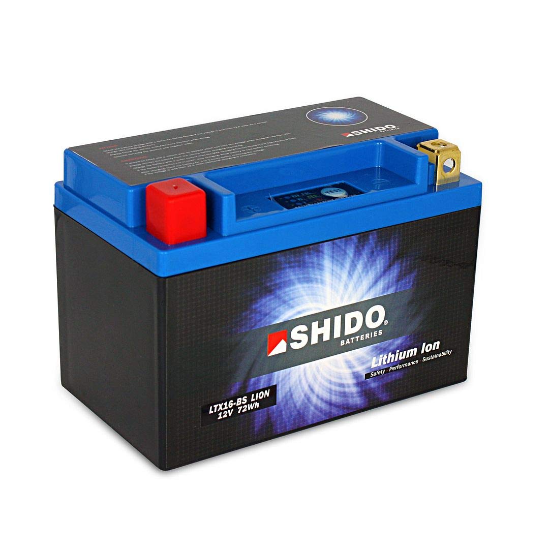 SHIDO LTX16-BS LION -S- Batterie Lithium, Ion Blau (Preis inkl. EUR 7,50 Pfand) von SHIDO