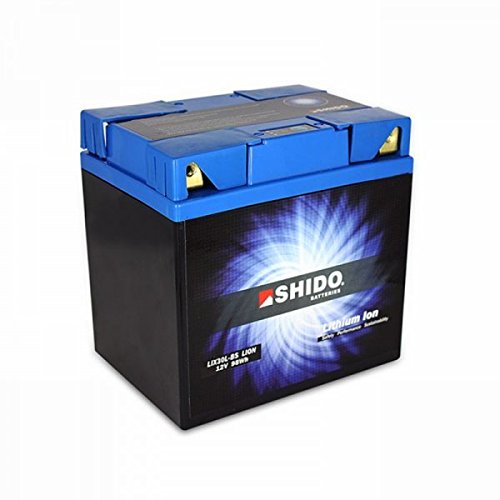 Shido LITHIUM-IONEN Batterie YIX30L-BS 12 Volt, SHIDO Motorrad Batterie | LiFePO4 | LI-YIX30L-BS passend für Harley Davidson FLHX 1584 Street Glide, KB4, Bj. 2007 [Preis ist inkl. Batteriepfand] von SHIDO