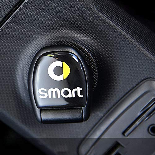 SHIFENG 3D-Aufkleber für den Zigarettenanzünder, kompatibel mit Smart Fortwo Forfour 453 2015–2019 Zubehör (1 x Zigarettenanzünderaufkleber) von SHIFENG