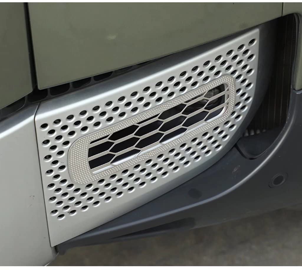 SHIFENG Für Land Rover Defender 90 110 2020 2021 2022 Edelstahl Auto Nebelscheinwerfer Schutz Abdeckung Verkleidung Zubehör SHIFENG Für Land Rover Defender 90 110 2020 2021 2022 Edelstahl Auto Nebelscheinwerfer Schutz Abdeckung Verkleidung Zubehör von SHIFENG