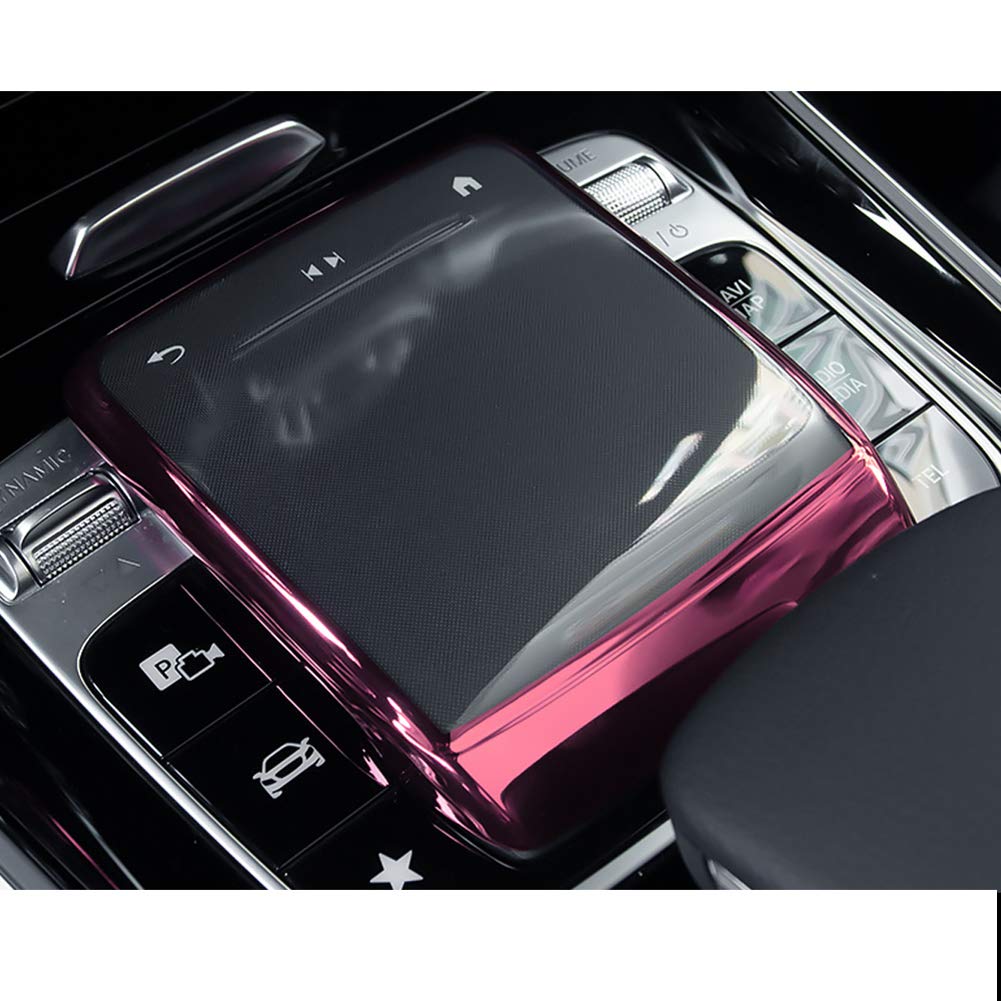 SHIFENG Für Mercedes-Benz New A W177 B W247 GLB 250 X247 CLA W118 GLE W167 GLS X167 2020 2021 Weiches TPU Auto Mittelkonsole Maus Schutz Abdeckung Shell (Rosa) von SHIFENG