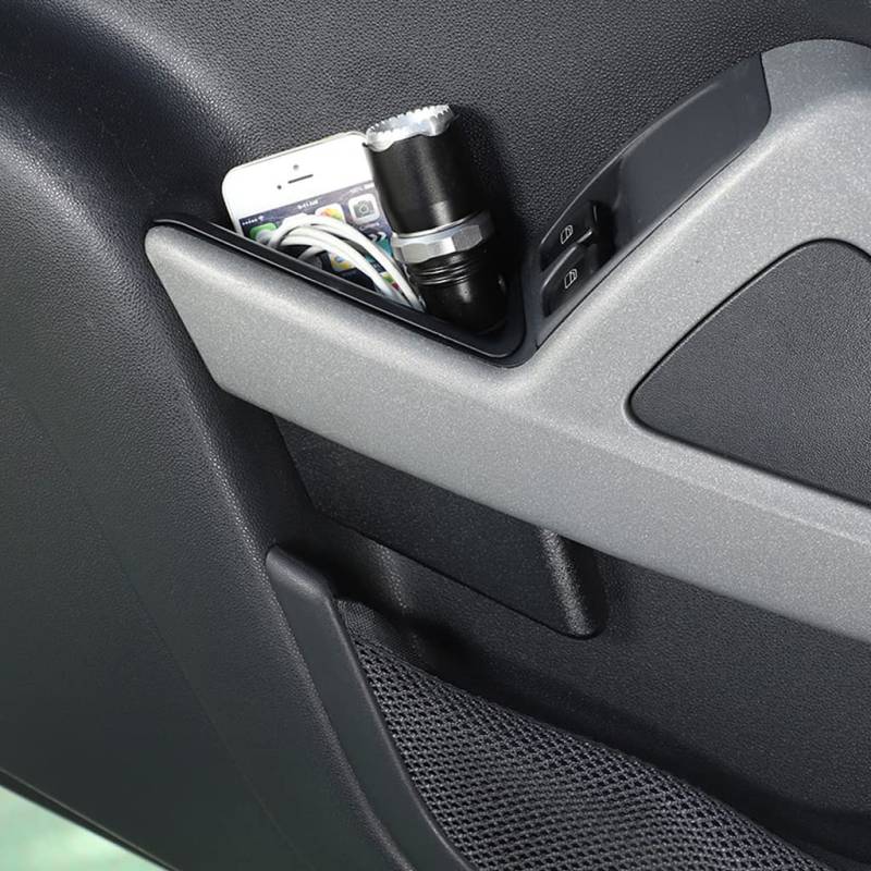 SHIFENG Für Smart 451 Fortwo 2010 2011 2012 2013 2014 ABS Auto Innere vordere Reihe Tür Aufbewahrungsbox Schwarz Zubehör von SHIFENG