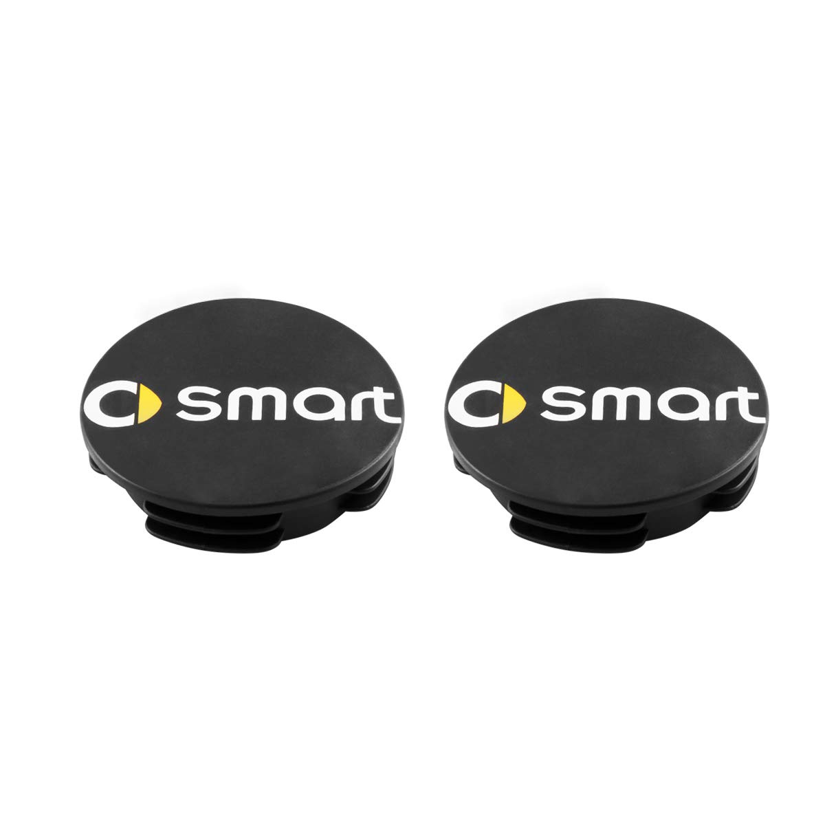 SHIFENG Gummi-Stopper für Benz Smart Fortwo Forfour 453 451 450, wasserdicht, für Benz Smart Fortwo Forfour 453 451 450, Autozubehör (Smart-Logo). von SHIFENG