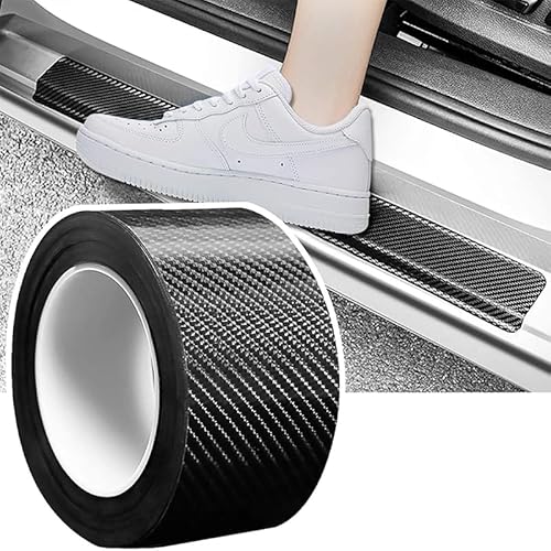 Auto Carbon Fiber Einstiegsleisten Türschweller für Nissan Juke 2010-2020 2021 2022 2023 2024 2025 F15, Auto Einstiegsleisten Kohlefaser Aufkleber Autofolie Schutz Zubehör,7cm×10m Auto Carbon Fiber Einstiegsleisten Türschweller für Nissan Juke 2010-2020 2021 2022 2023 2024 2025 F15, Auto Einstiegsleisten Kohlefaser Aufkleber Autofolie Schutz Zubehör,7cm×10m von SHILONGBAIHUO