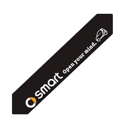 Auto-Front-Sonnenstreifen für Smart 451 453 Fortwo Forfour, Aufkleber, Auto Windschutzscheiben Sonnenschutz,B von SHILONGBAIHUO
