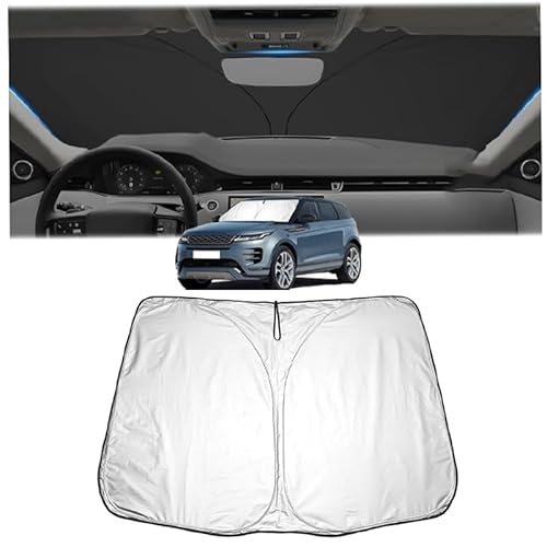 Sonnenschutz Frontscheibe Innen für Range Rover Evoque 2019-2024 2025, Windschutzscheibe, Abkühlung, UV Schutz von SHILONGBAIHUO