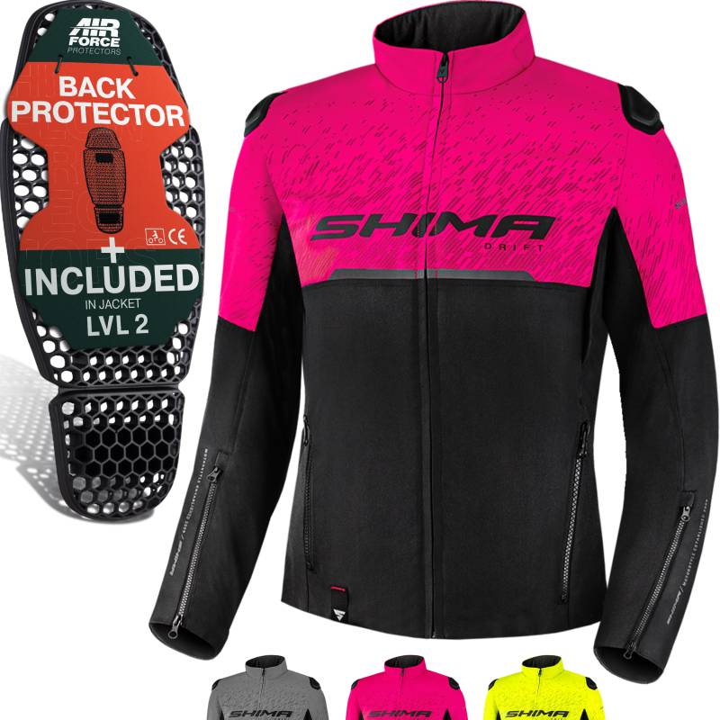 SHIMA Damen Drift Jacke, Rosa, XXL von SHIMA