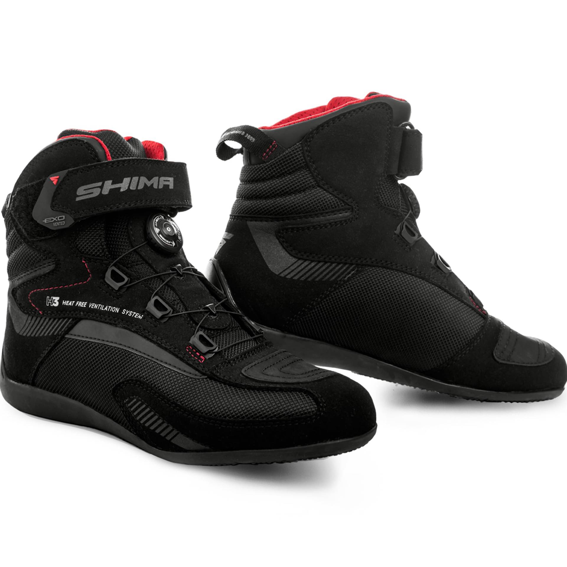 SHIMA Herren Exo Mens Motorradschuhe, Schwarz, 42 EU EU von SHIMA