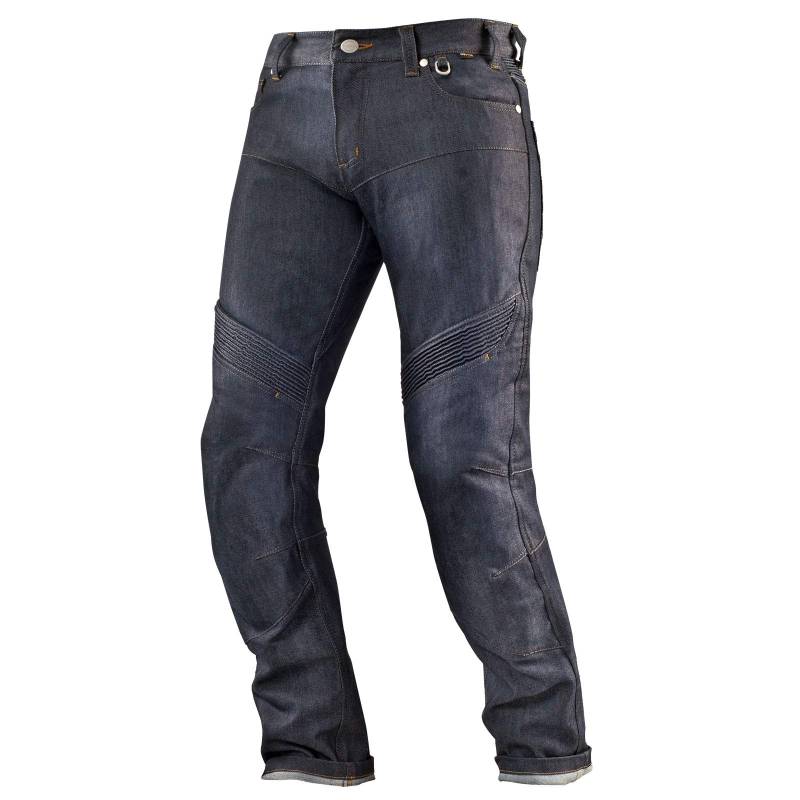 SHIMA Gravity Motorradjeans Herren - Atmungsaktive Elastische Cordura Biker Hose Männer Passform Regular mit Kevlarschicht, Knie Protektoren, Coolmax-Fasern (Blau, 34) von SHIMA