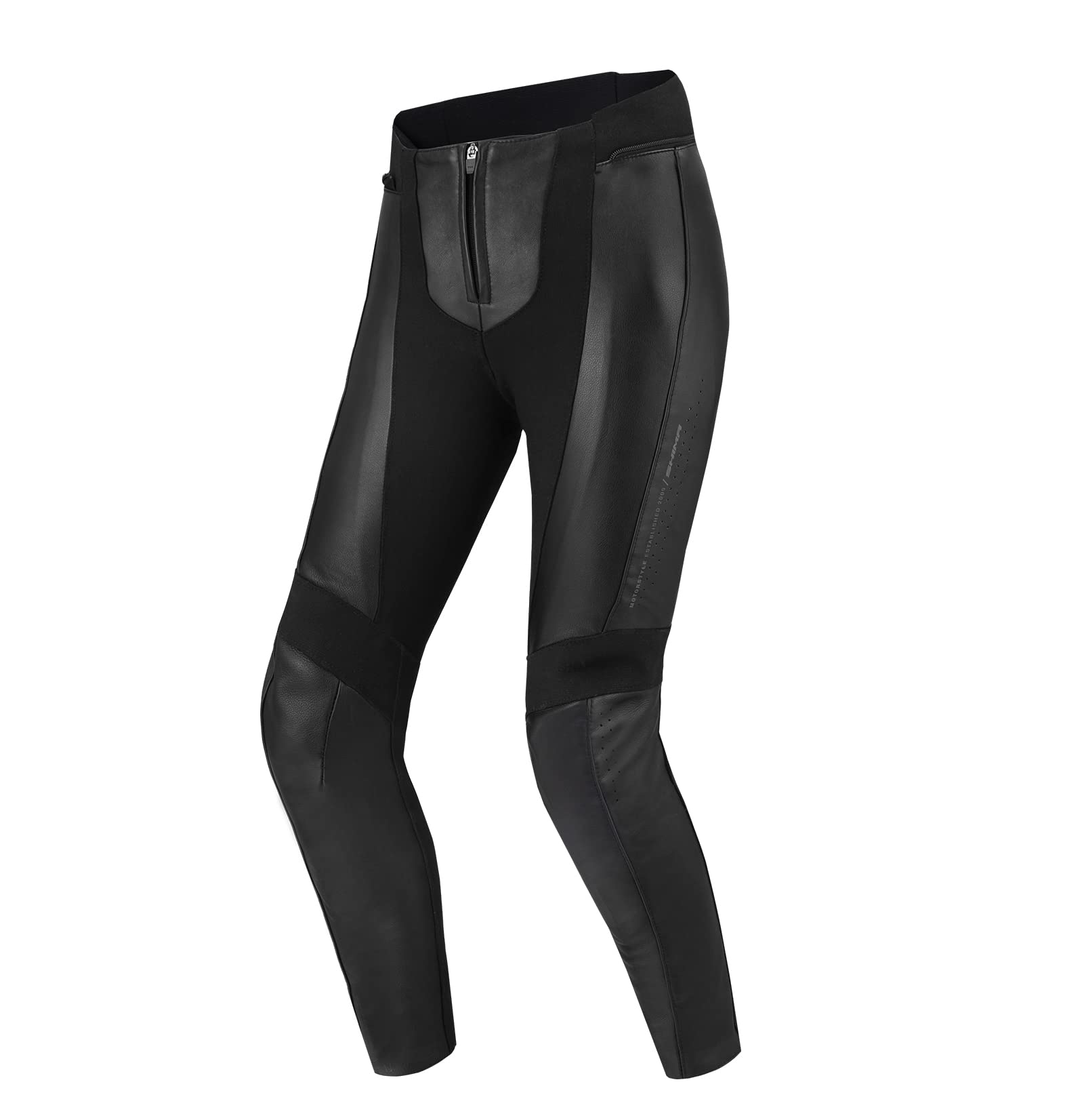 SHIMA Monaco 2.0 Leder Motorradkombi Damen - Schwarz Frauen Motorrad Lederkombi mit Protektoren - Hose und Jacken (Hosen, XS) von SHIMA