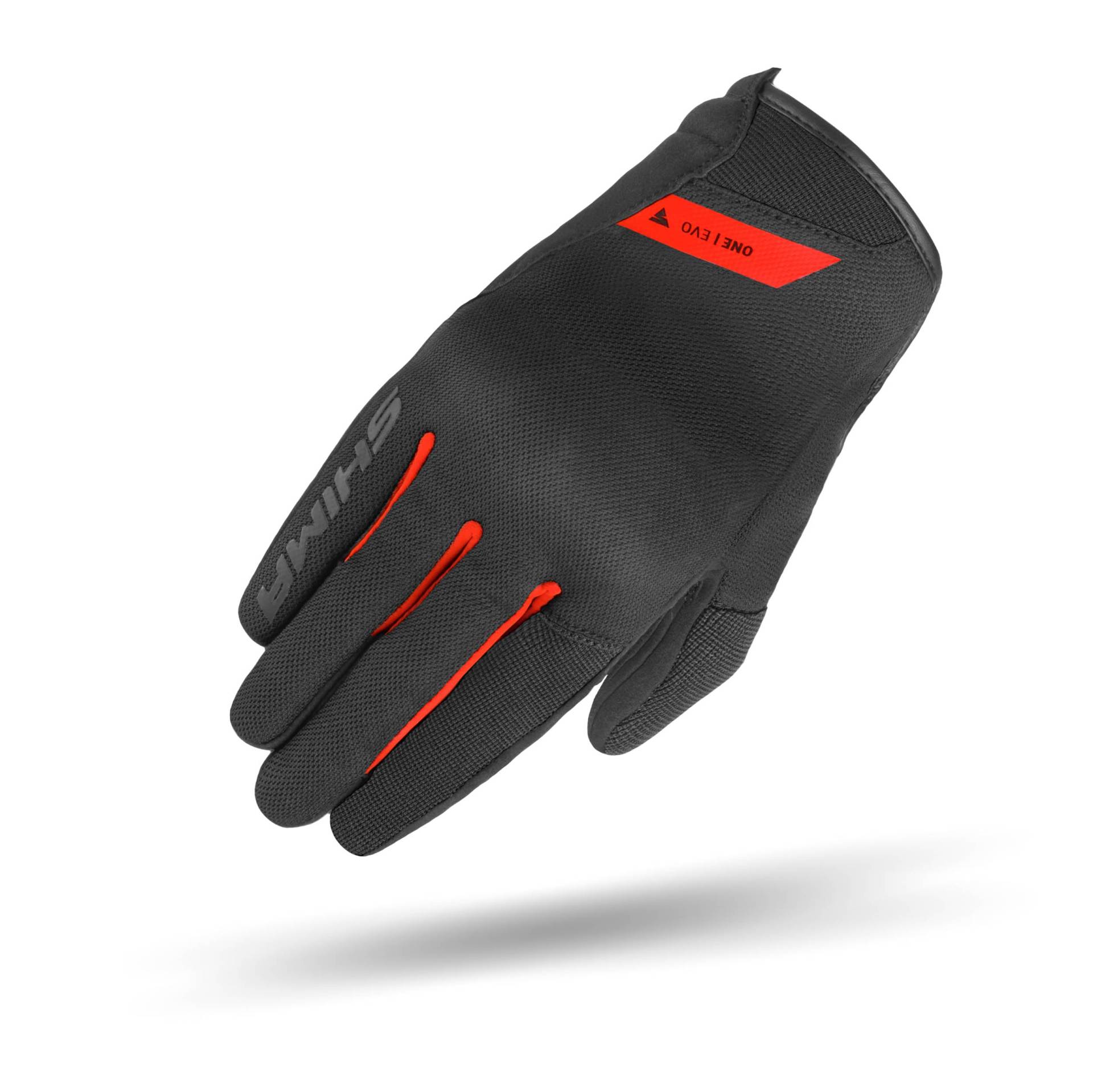 SHIMA ONE EVO Motorrad Handschuhe Herren Kurze Sommer Motorradhandschuhe Schutz Schutzkleidung Stadt Motorcycle Belüftet Verstärkt Leicht Motorbike Sommerhandschuh (Männer, Rot, XL) von SHIMA